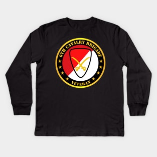 6th Cavalry Brigade Veteran Kids Long Sleeve T-Shirt